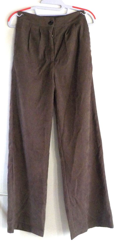 PANTALON SHEIN MARRON Fines rayures ton sur ton Taille XS 5 Bubry (56)
