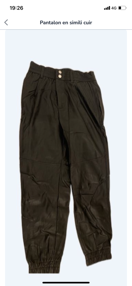 Pantalon en simili cuir 7 Saint-Denis (97)