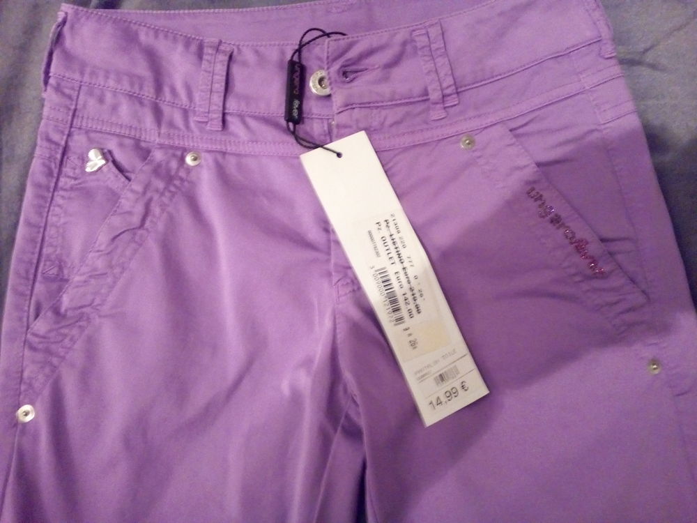 pantalon toile Mauve UNGARO FEVER 10 Savigny-sur-Orge (91)