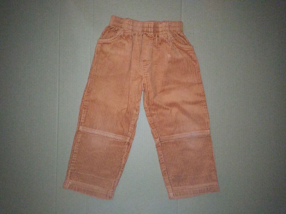 Pantalon velours c�tel� couleur brique VERT BAUDETt 3 ans 3 Semoy (45)