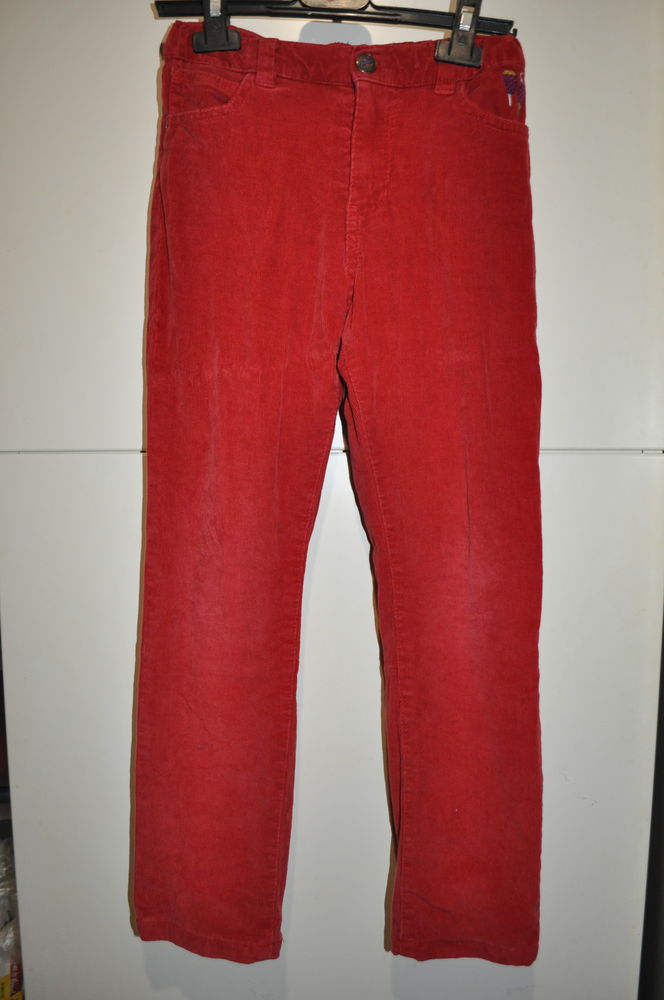 Pantalon velours rouge Sergent Major 9 ans 6 Paris 20 (75)