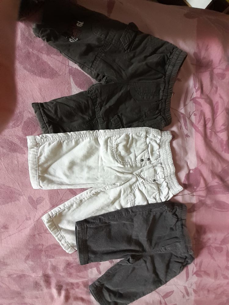 Lot de 3 pantalons hiver gar�on 6 mois
6 Grisolles (82)