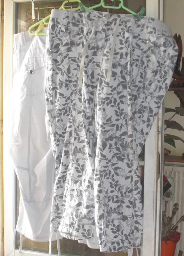 Lot de 2 pantalons l�gers femme 
MSmode
taille 52 25 Montreuil (93)