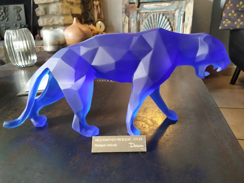 Panth�re Richard ORLINSKI DAUM Edition limit�e ! 3490 Bagnols-sur-C�ze (30)