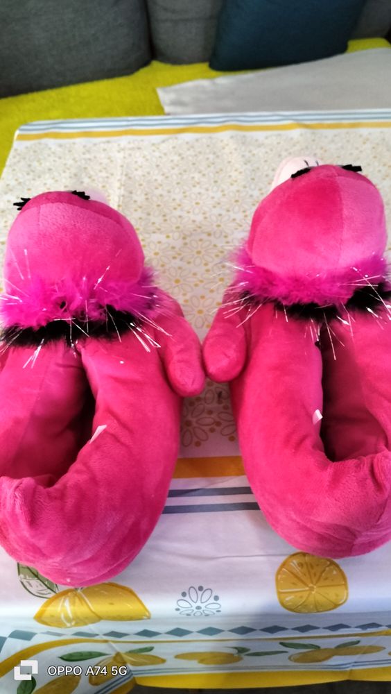 Pantoufles femme en coton de la s�rie Play boy 19 Limoges (87)