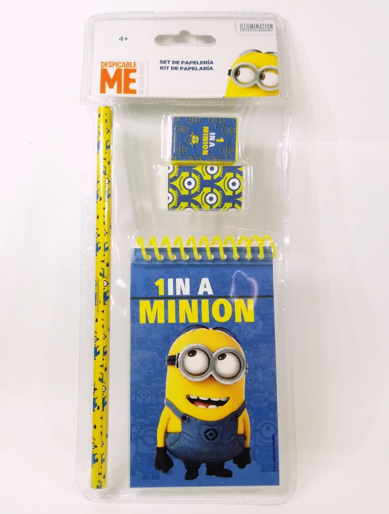 #Lot tt � 1e# Set Papeterie Les Minions 4 pc Fourniture 1 Paris 17 (75)