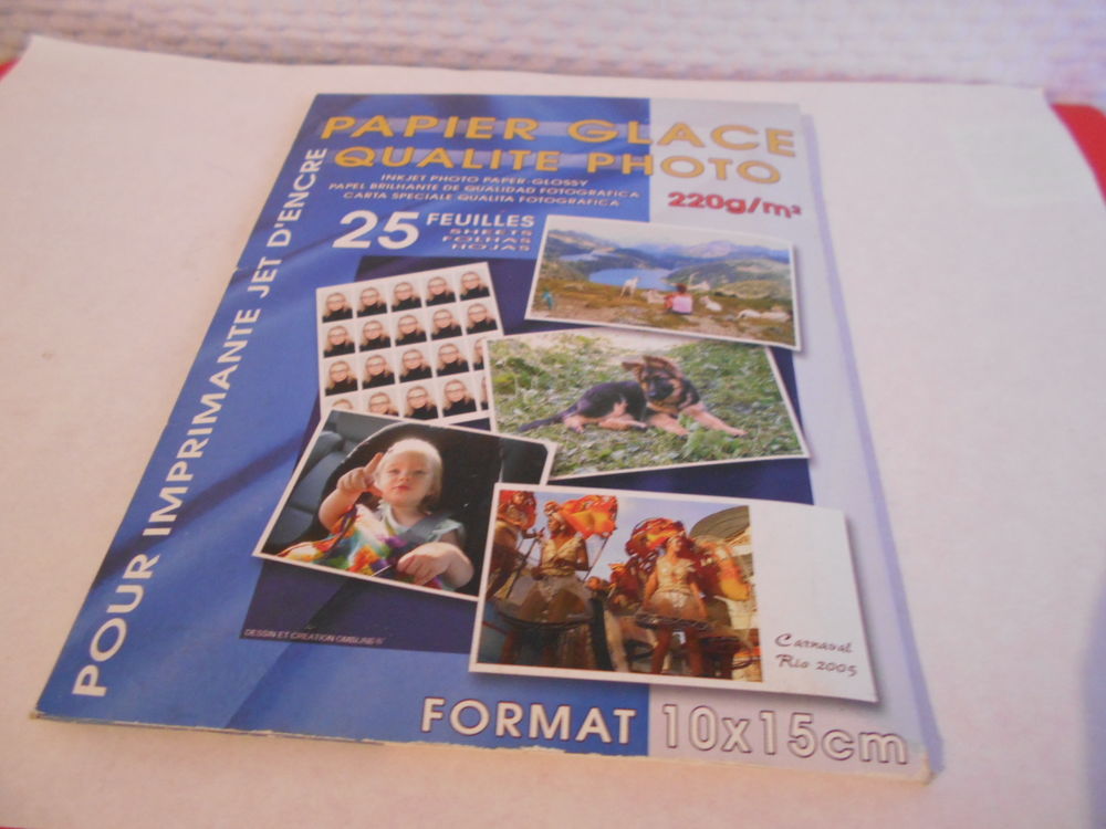 PAPIER GLACE SUPER BRILLANT 10X15 cm 3 Dammarie-les-Lys (77)