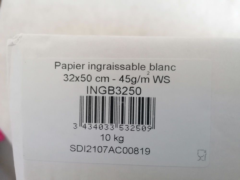 papier ingraissable blanc 40 Aytr� (17)