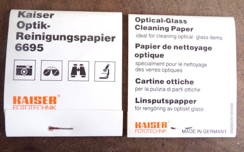 Papier de nettoyage optique Kaiser optik-reinigungspapier 3 Laval (53)