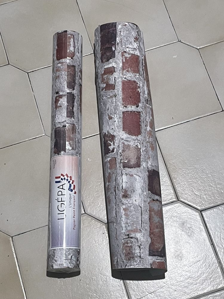 Papier peint effet brique 10 Lyon 5 (69)