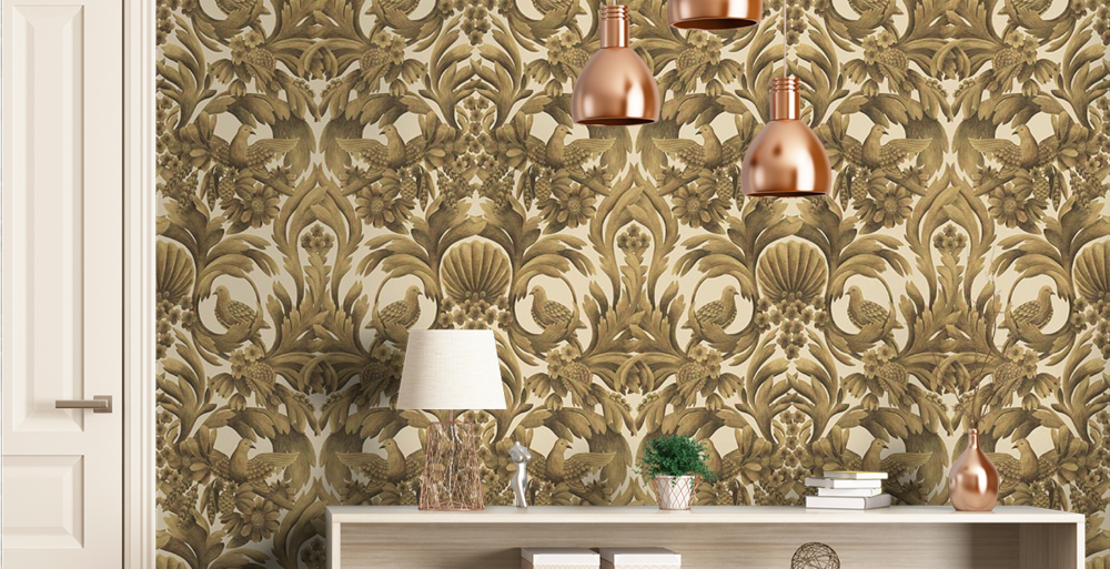 Papier peint Gibbons carving Cole and son 70 Romainville (93)