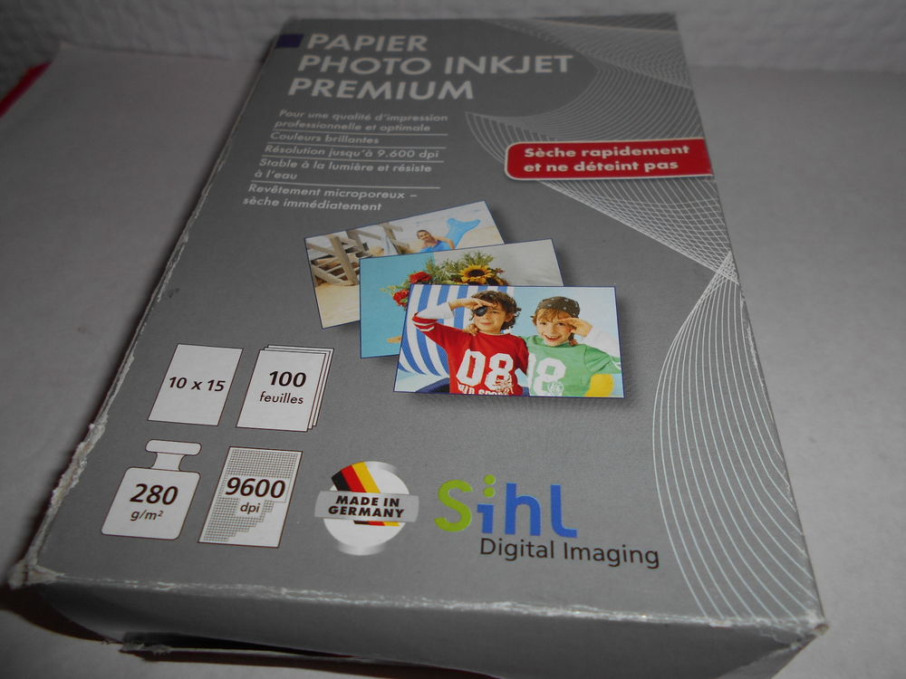 PAPIER PHOTO PREMIUM   Sihl   10X15 cm 5 Dammarie-les-Lys (77)