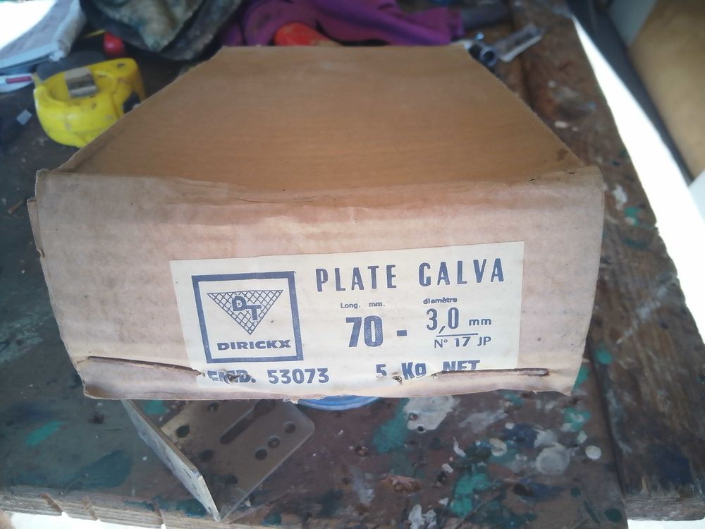 paquet de 5kilogramme de pointe de 3x60 galvanis� 20 Neuvy-sur-Loire (58)