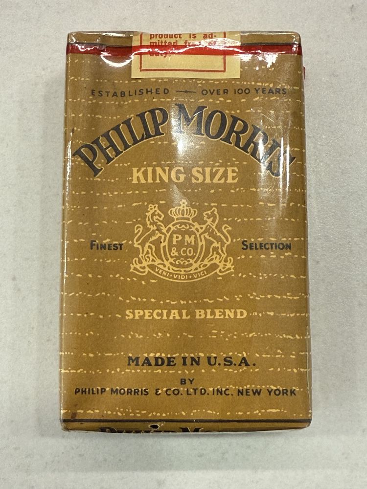 Paquet de cigarettes Philip Morris militaire US 80 Le Mans (72)