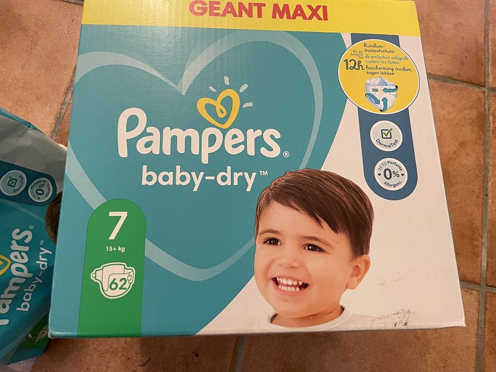 paquet neuf de 62 couches Pampers Baby Dry taille 7 12 Saint-Orens-de-Gameville (31)