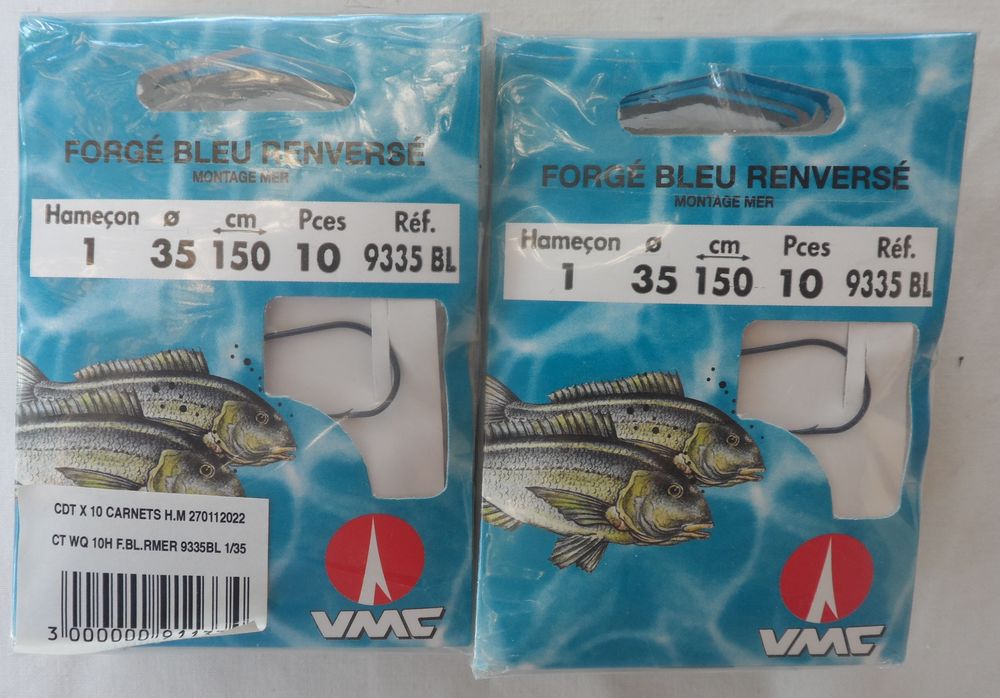 paquet neuf de 10 Hame�ons forg� renvers� VMC 9335 BL 150 5 Castries (34)