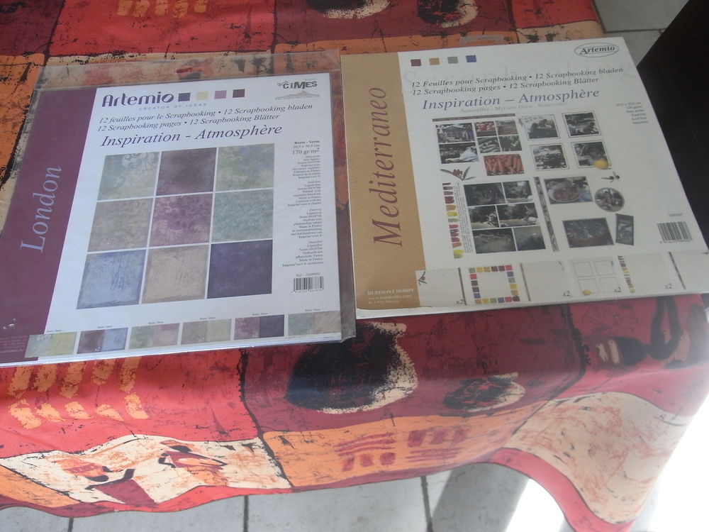 2 paquets de 12 feuilles pour scrapbooking 10 Le Teilleul (50)