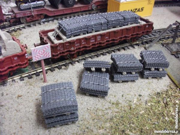 8 PAQUETS DE TREILLIS HO TRAINS ELECTR. 8 H�nin-Beaumont (62)