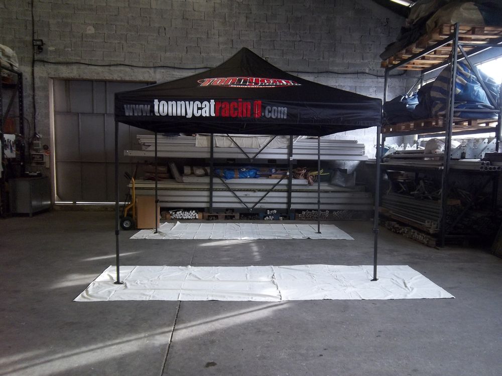 Parasol pliant 3 m x 3 m. 200 Charantonnay (38)