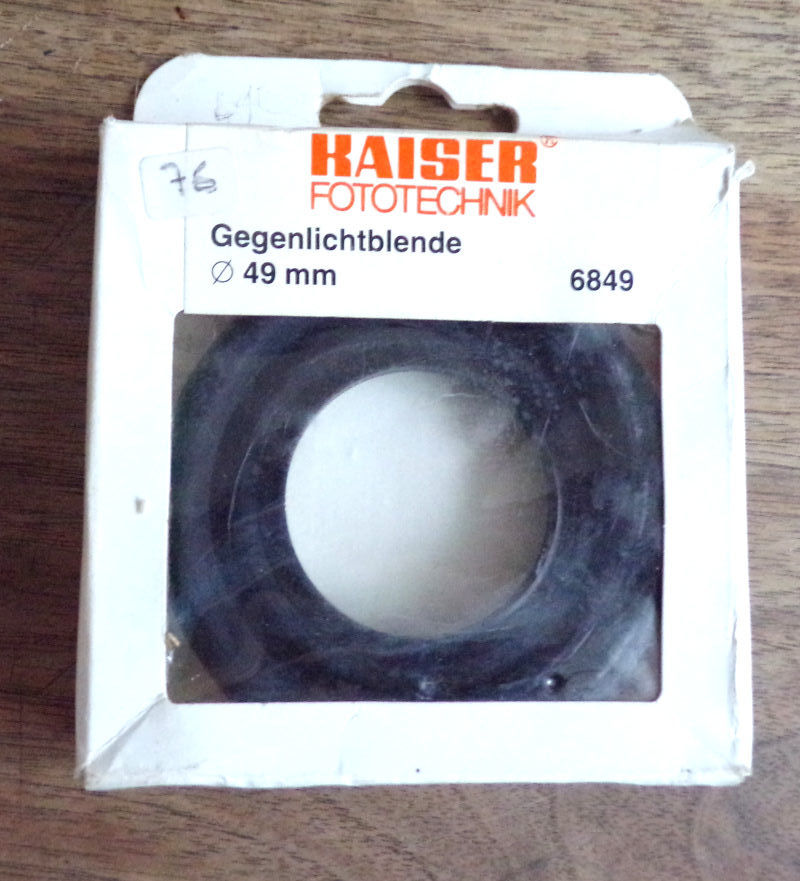 Parasoleil Kaiser Fototechnik diam�tre 49 mm 5 Laval (53)