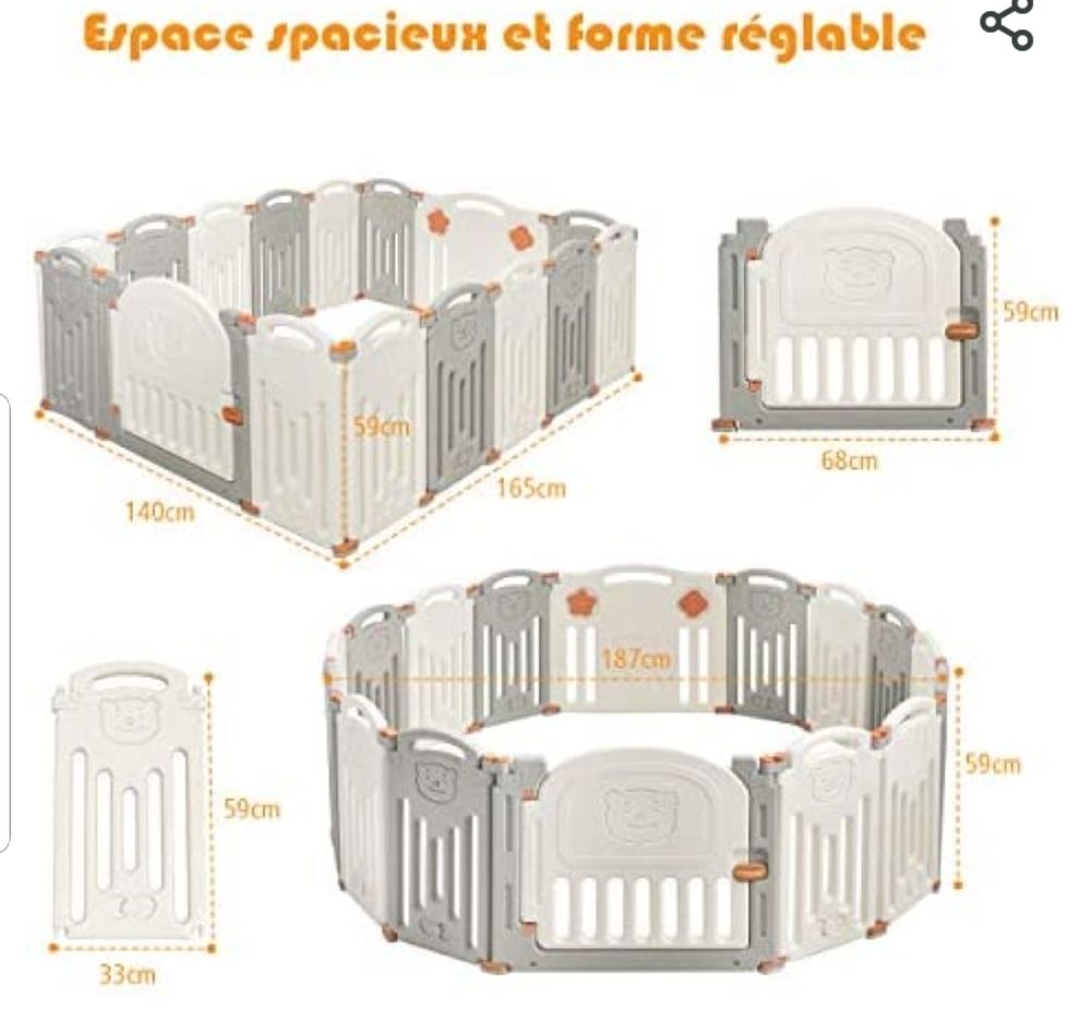 Achetez Parc Bebe Pliable 16 Quasi Neuf Annonce Vente A Paris 75 Wb