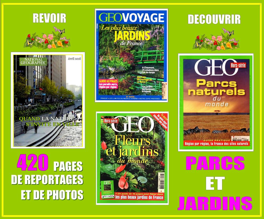 PARCS ET JARDIN - nature - DE FRANCE ET DU MONDE 18 Lille (59)