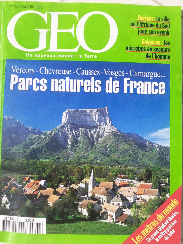 GEO N�207 Mai 96 Parcs naturels de France 0 Arros-de-Nay (64)