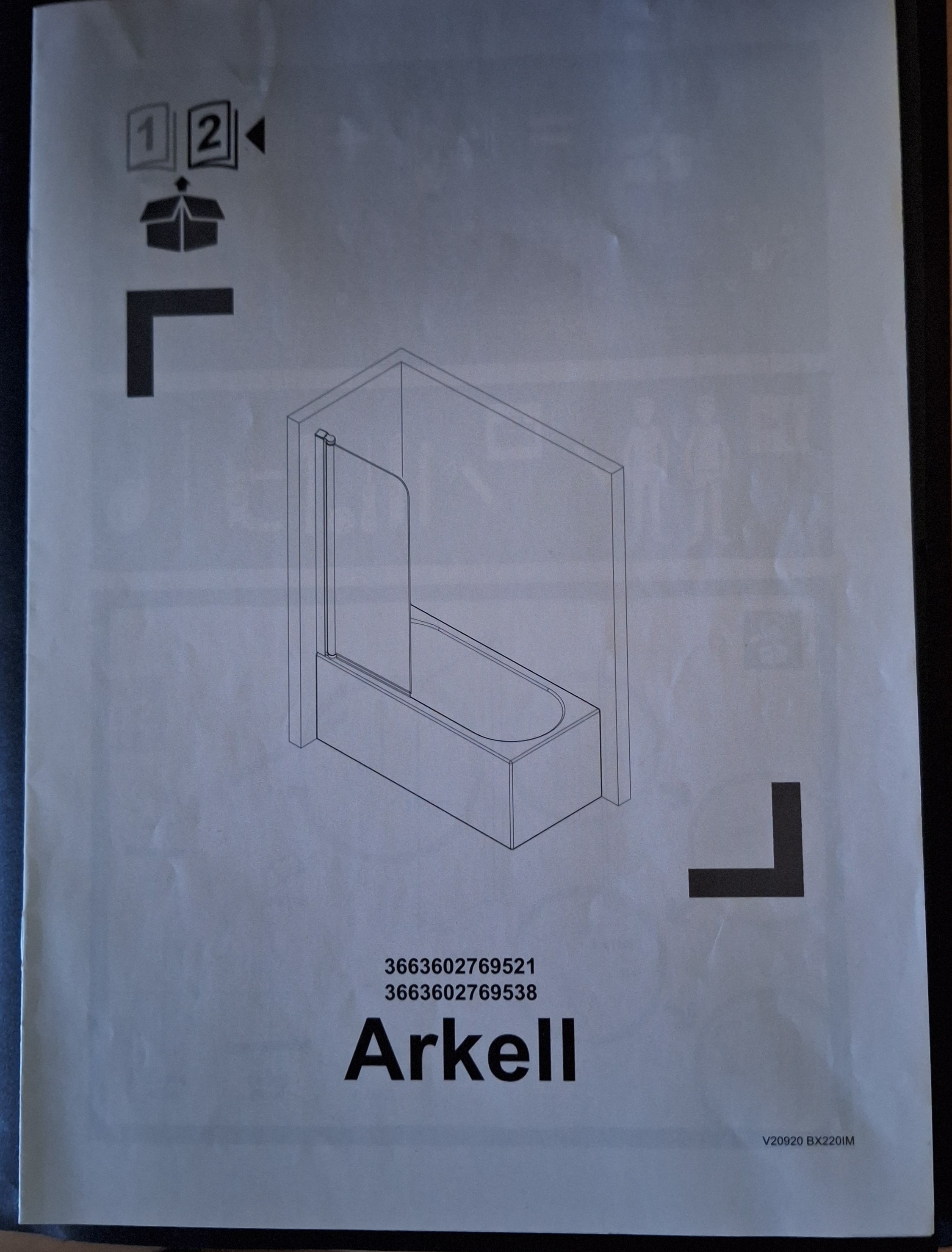 Pare Baignoire Verre S�rigraph� 30 Guichen (35)