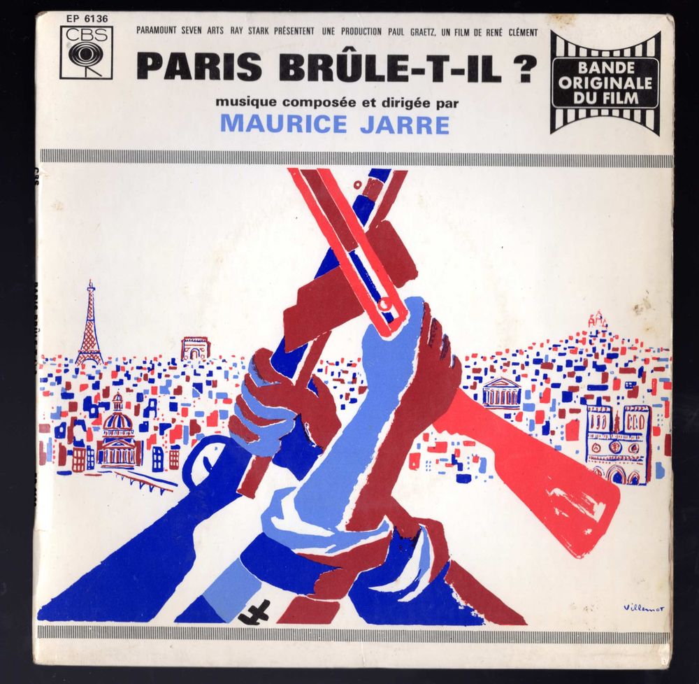 B.O. Paris br�le-t-il ? - Maurice JARRE - CBS EP 6136 - 1966 6 Argenteuil (95)