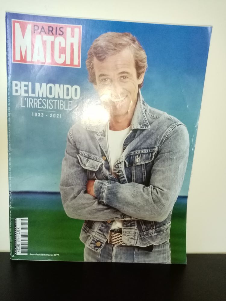Paris Match N� 3775 du 09/09/2021 - Belmondo L'irr�sistible 10 Angers (49)