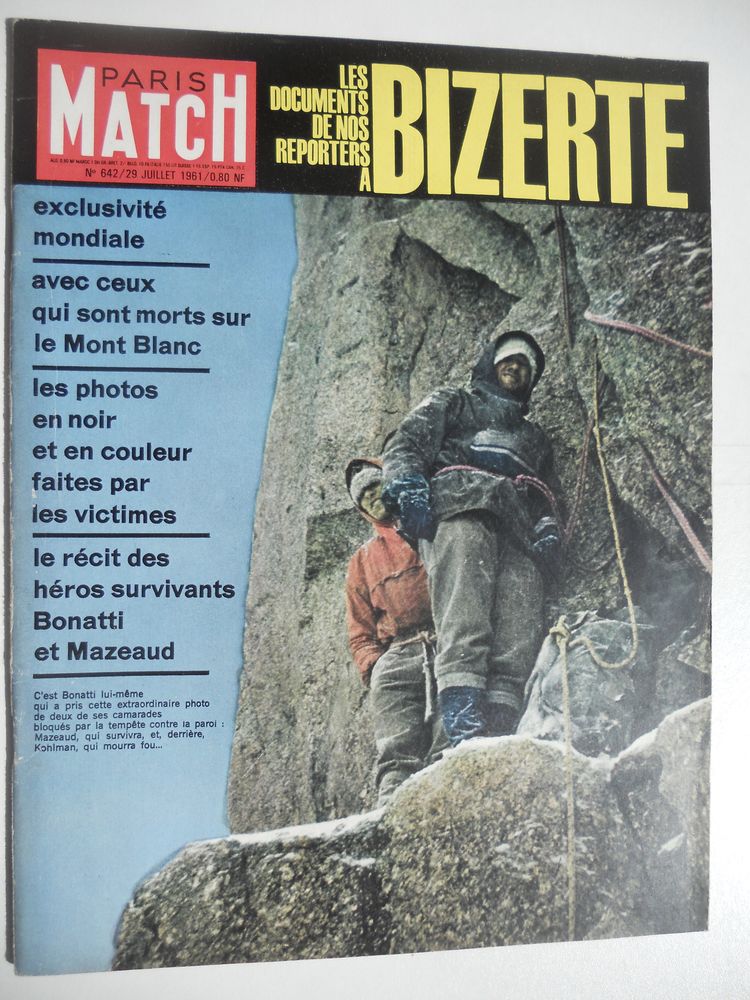 PARIS MATCH.les documents de nos reporters a BIZERTE juil 61 4 Tours (37)