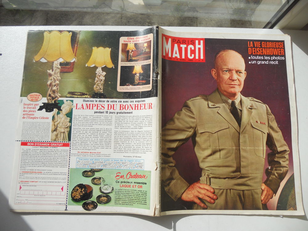 PARIS MATCH LA VIE GLORIEUSE D'EISENHOWER 1969 3 Tours (37)