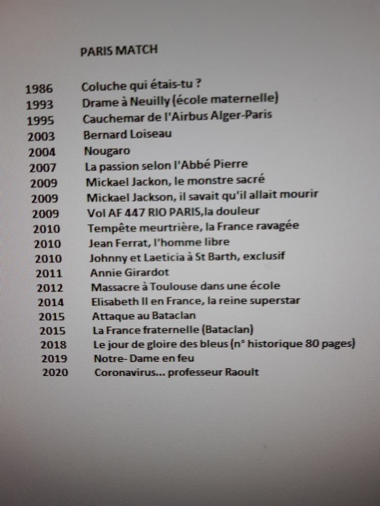 PARIS MATCH 8 Chalon-sur-Sa�ne (71)