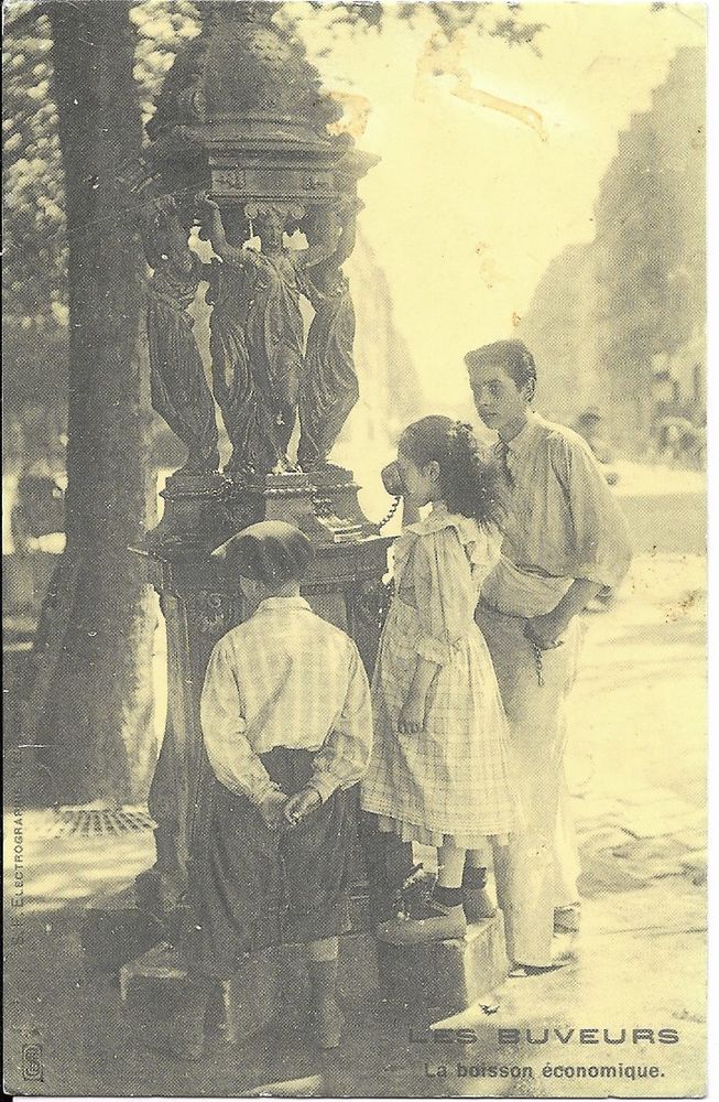 75 ,Paris V�cu ,  buveur d'eau 4 Tours (37)