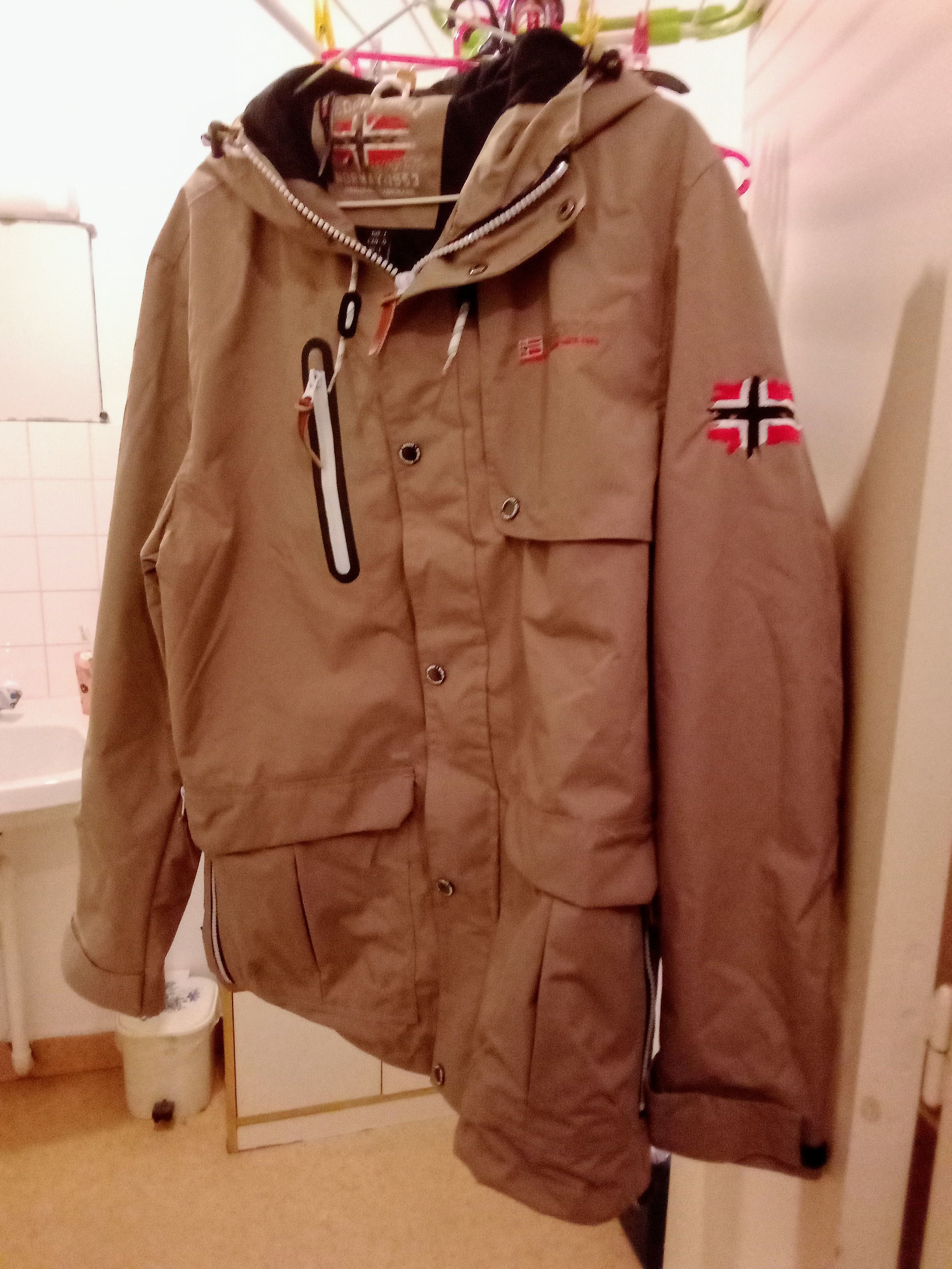 Parka beige fonc� 25 Landerneau (29)
