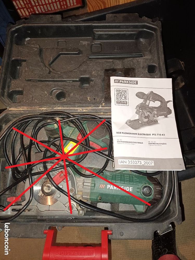 Parkside scie plongeante circulaire : pi�ces / accessoires 5 Beauchamp (95)