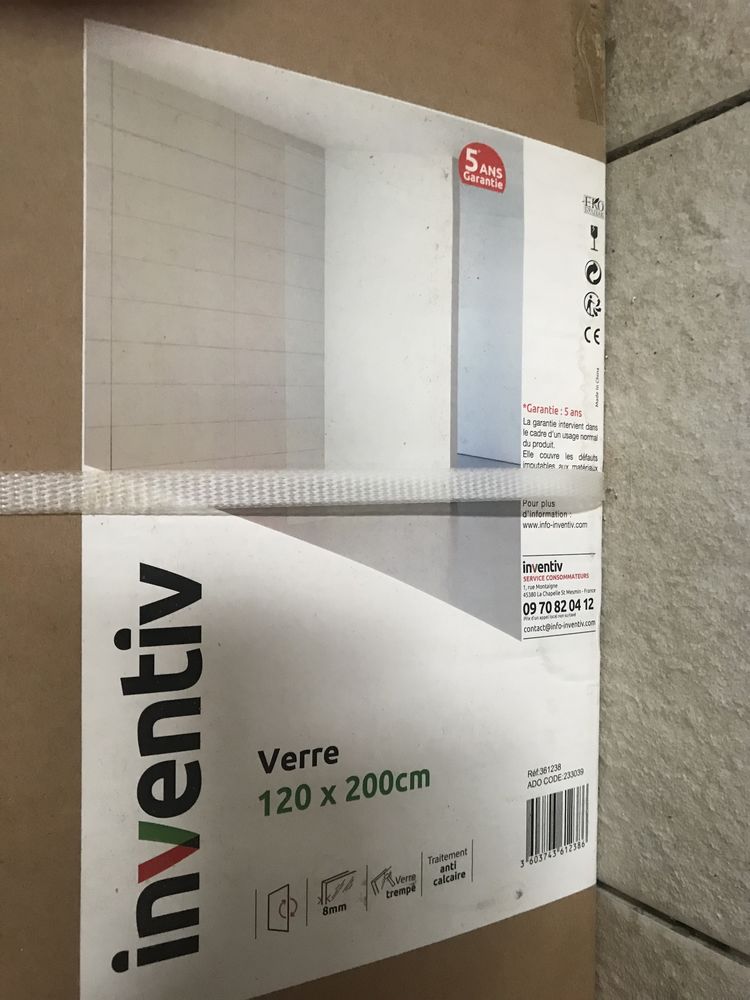 Paroi de douche 250 Sainte-Anne (97)