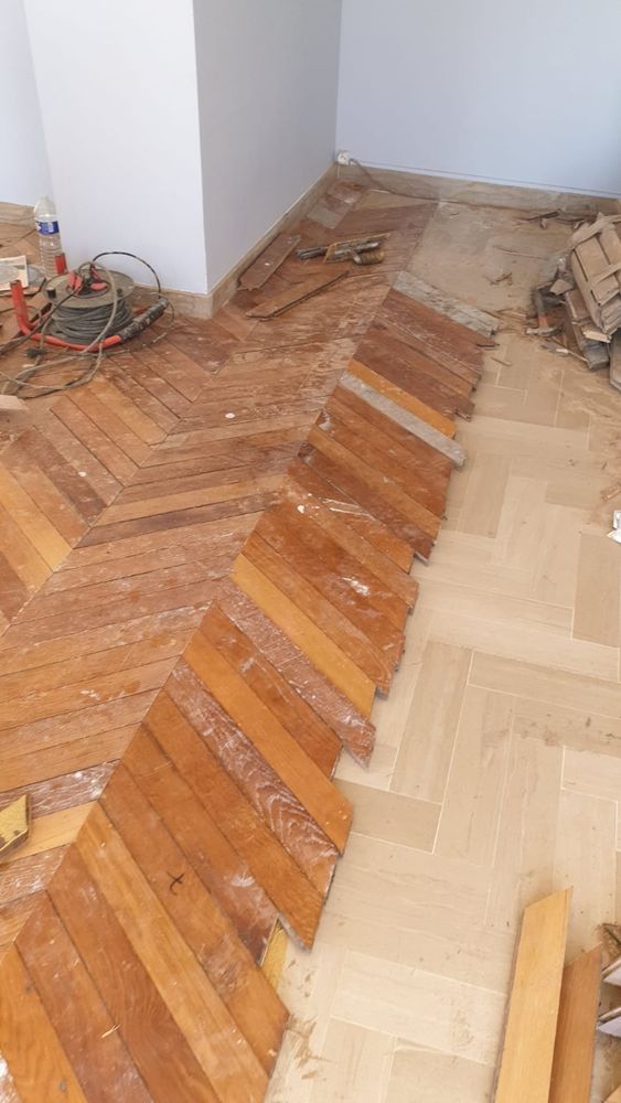 Parquet Ancien ch�ne appartement 50 Paris 19 (75)