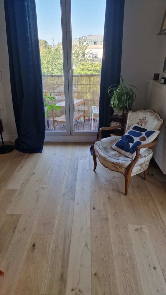 Parquet ch�ne massif vernis bross� 50 Puteaux (92)