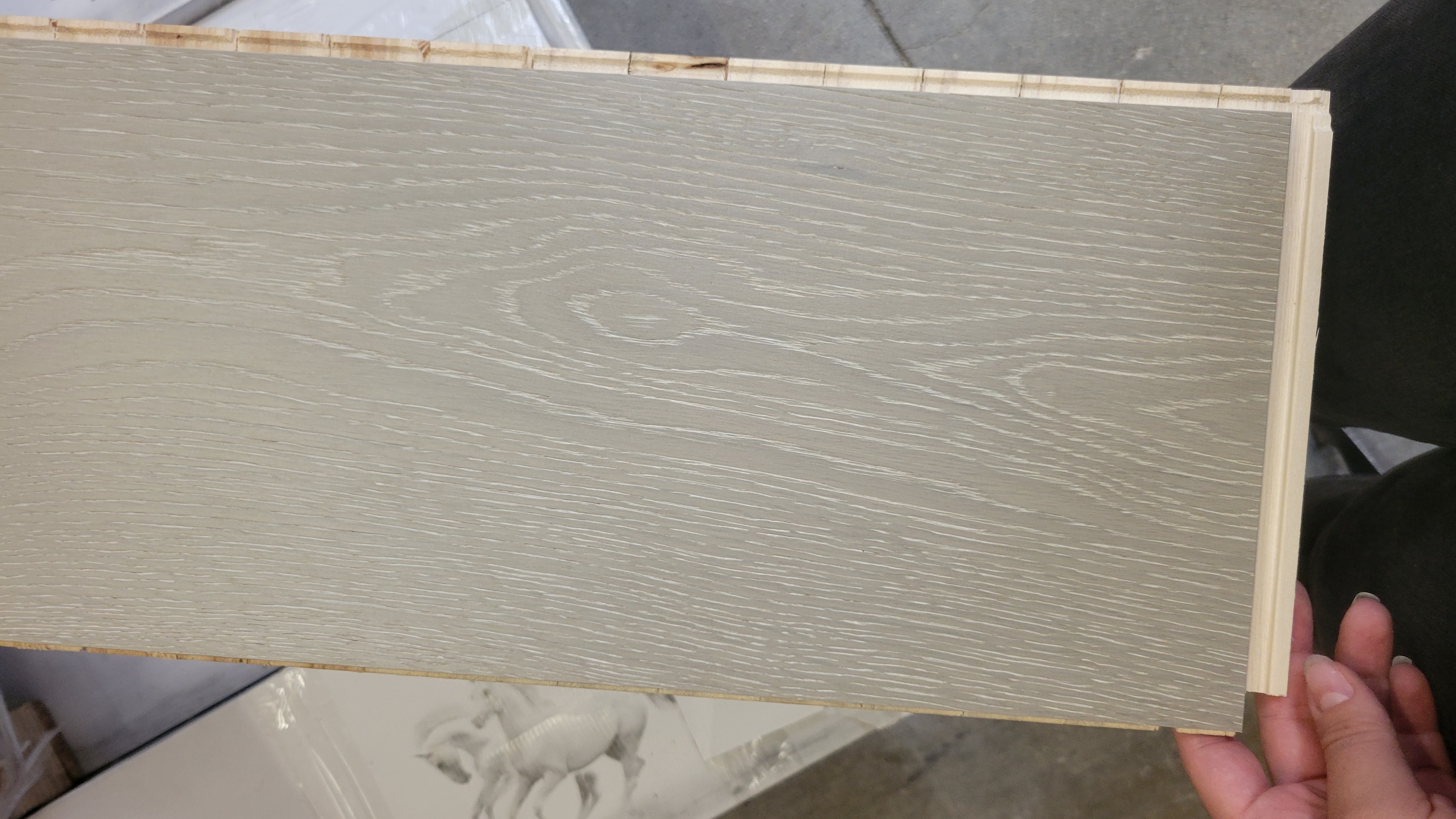 Parquet contrecoll� vernis gris 1200 Dijon (21)