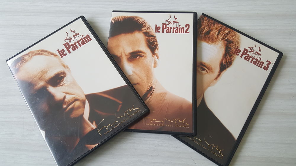 Lot 3 dvd LE PARRAIN 15 Sautron (44)