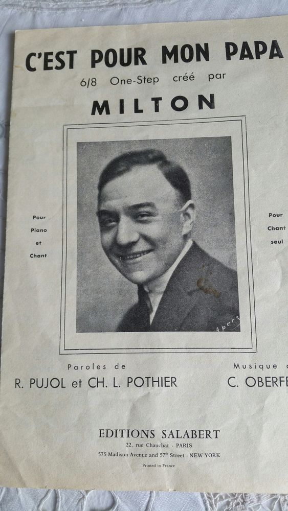 Lot 4 partitions anciennes 10 Tarbes (65)