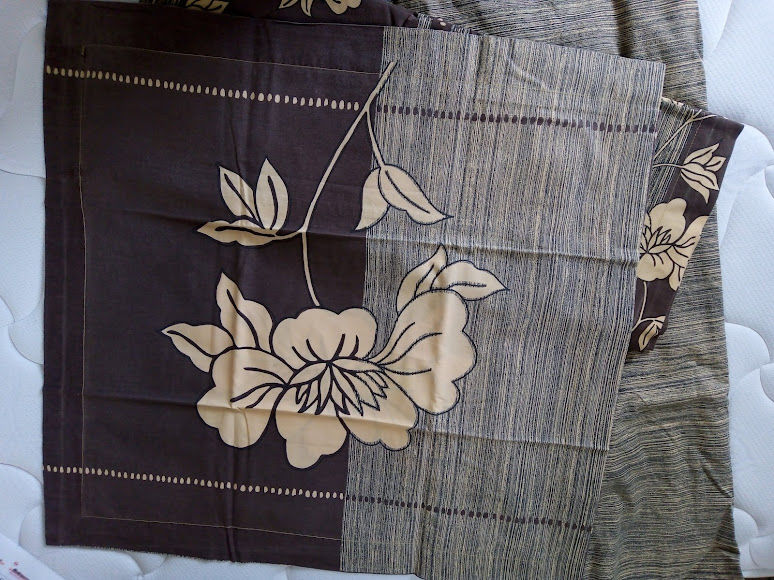 Parure draps 3 suisses marron fleurs 6 Saint-Jean-Pla-de-Corts (66)