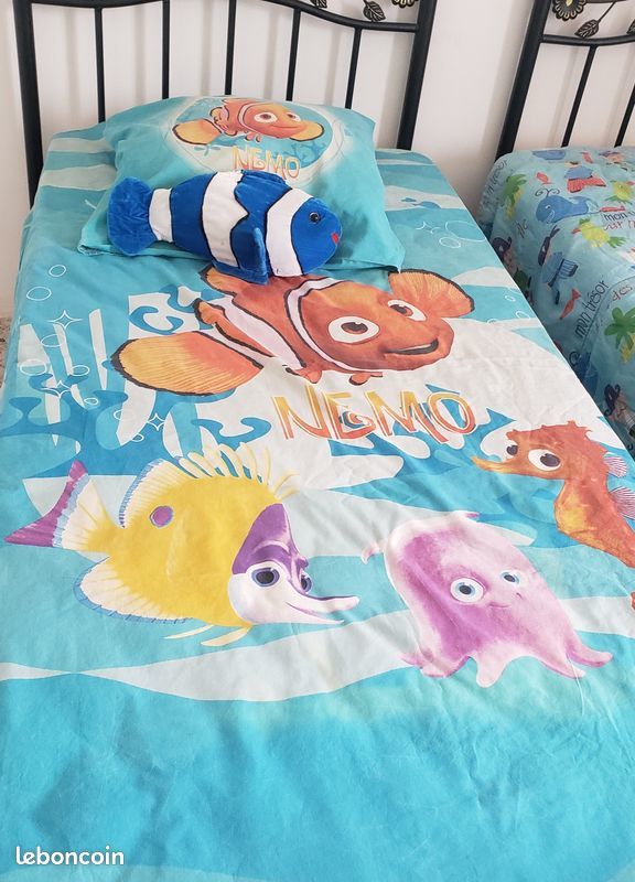Parure HOUSSE COUETTE NEMO + TAIE OREILLER+ PELUCHE 20 Sainte-C�cile-les-Vignes (84)
