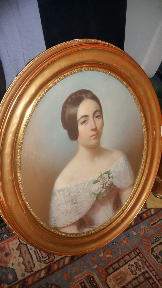 pastel portrait XIX�me 700 Trappes (78)