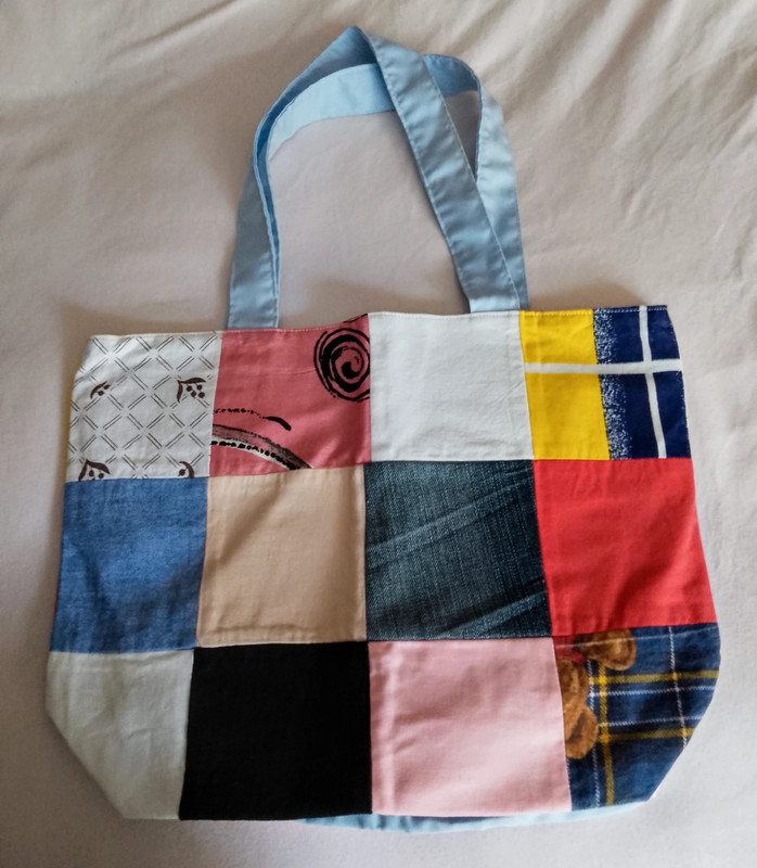 Sac patchwork en tissu et jean fait main 10 Riedisheim (68)