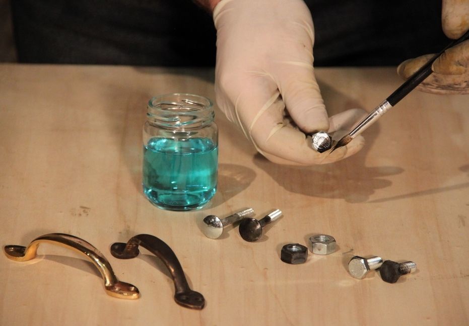 Chaîne De Renfort Style Western - Noir/bleu, Acier Inox, 11-12"