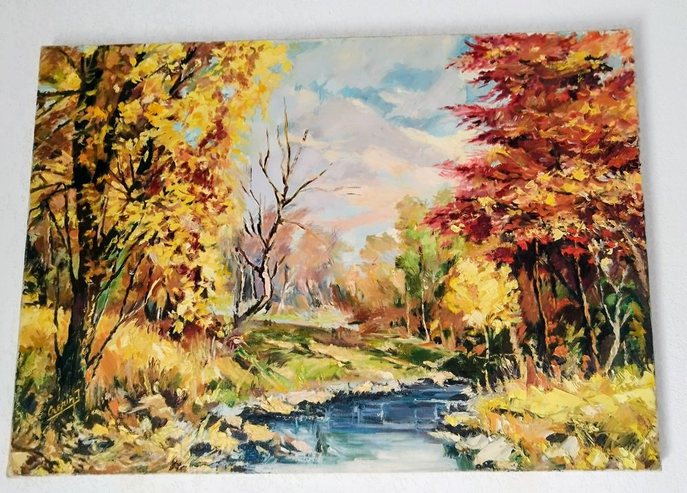 Peintre � l'huile sous bois 40 Agde (34)