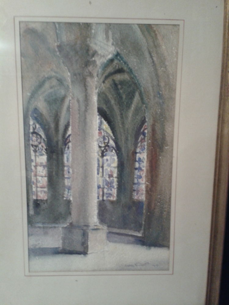 Peinture d'Andr� Nivard 120 Cormeray (41)