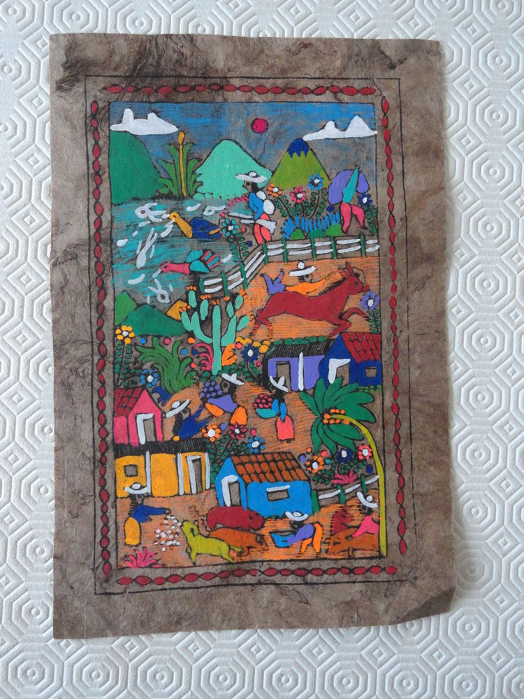 Peinture artisanale du GUATEMALA 0 Mulhouse (68)